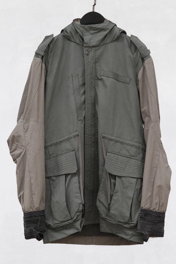Devoa JKI-GMM Jacket Khaki & Army Green